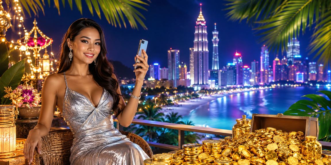 Pemain Malaysia menggunakan telefon pintar untuk pertaruhan sukan di Kuala Lumpur