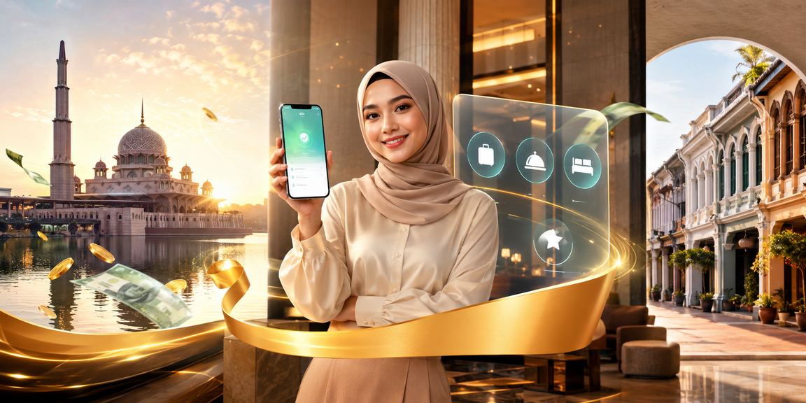 Ilustrasi pembayaran dan cashback di Putrajaya
